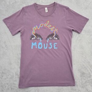 Modest Mouse Band T Shirt Size S 2018 Tour Concert Rainbow Vision Mauve Red Tee